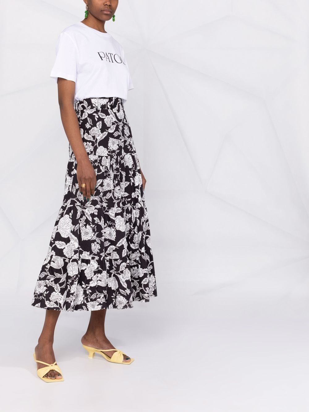 logo print T-shirt - 6