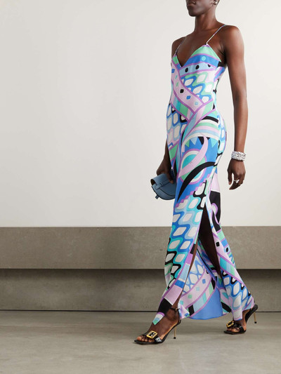 PUCCI Printed silk crepe de chine maxi dress outlook