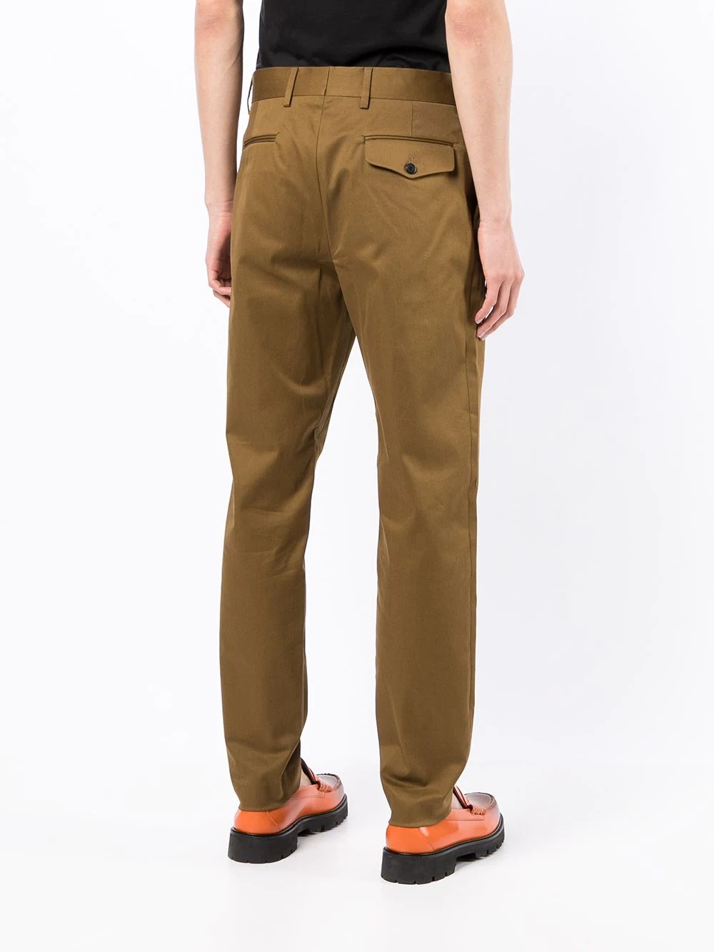 concealed-front fastening trousers - 4