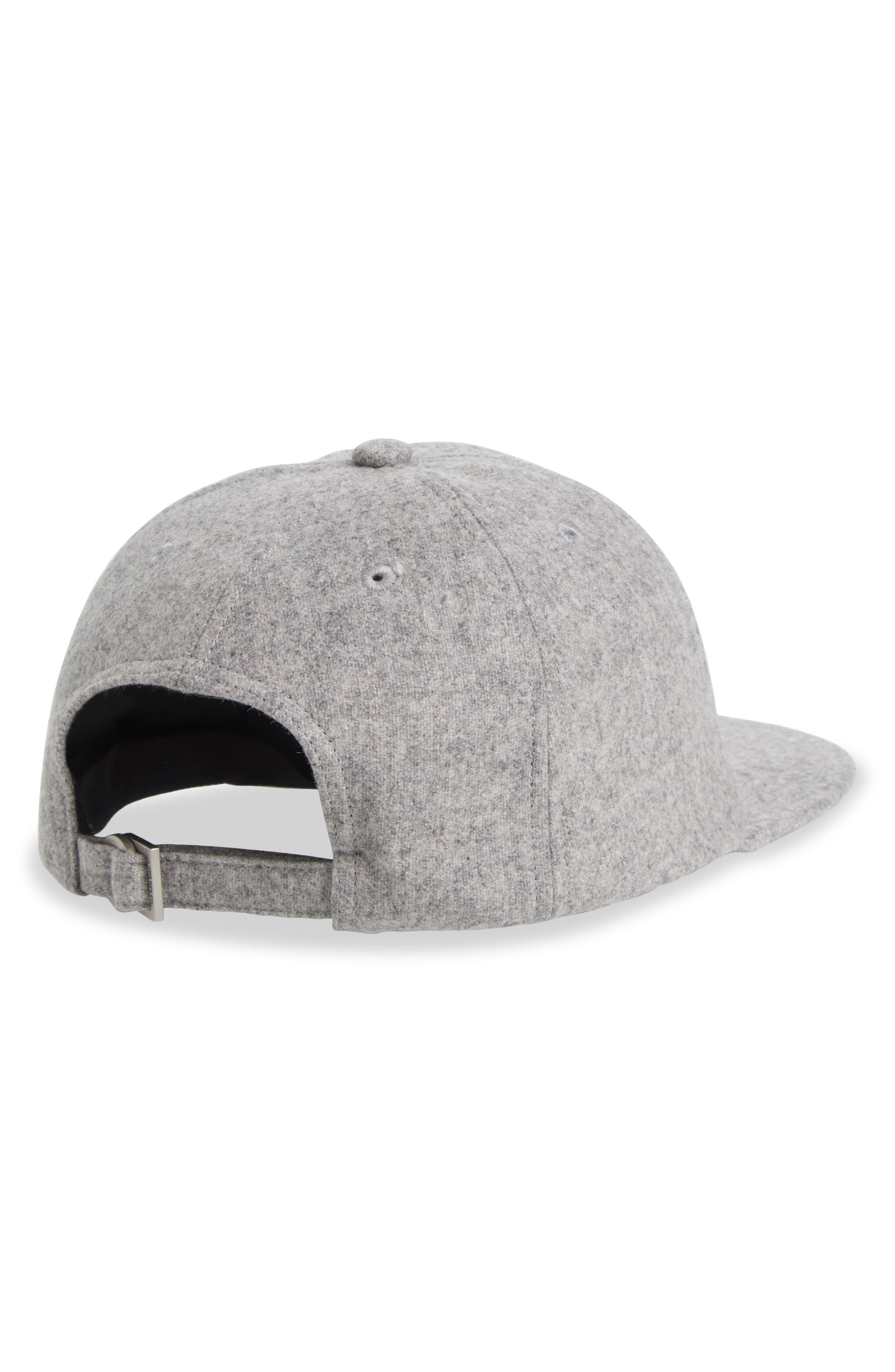 Jacquemus La Casquette Embroidered Logo Wool Blend Baseball Cap in Light Grey at Nordstrom - 2