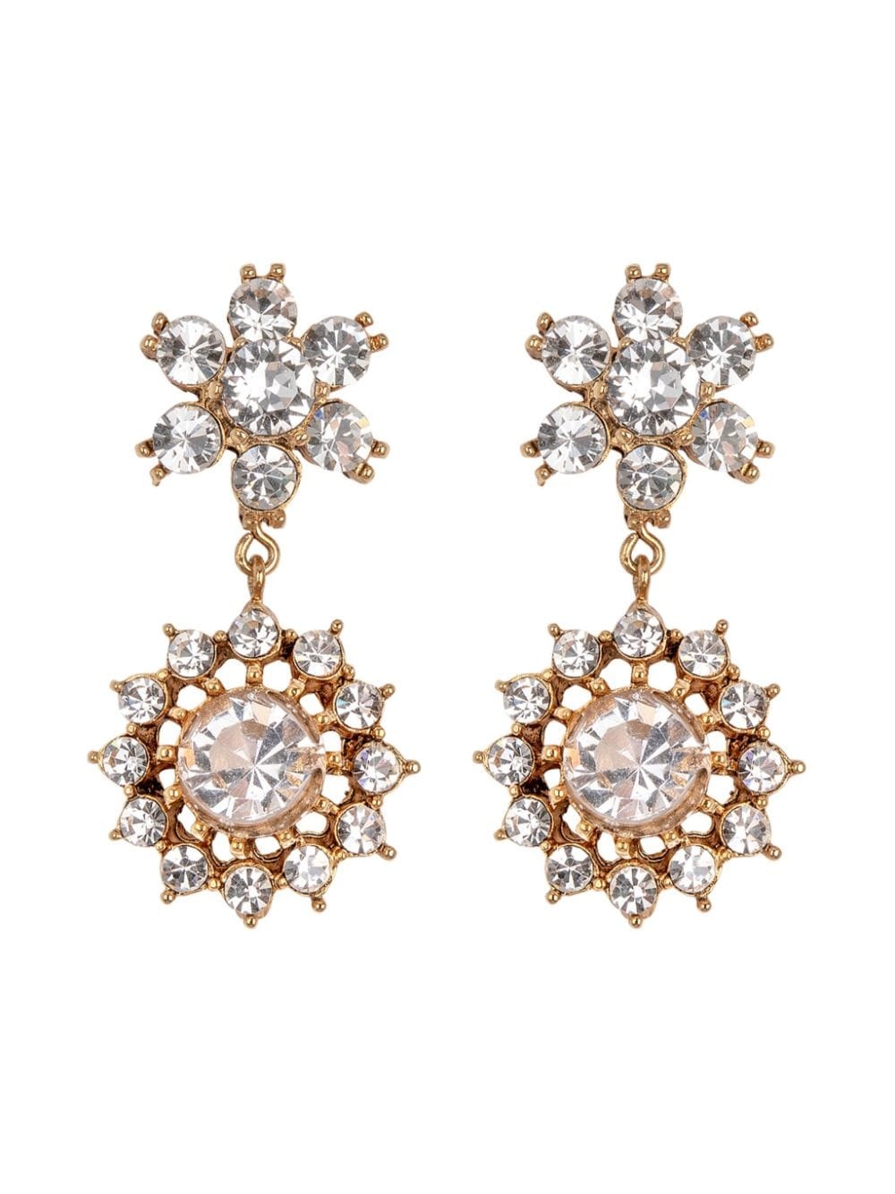 Ellie crystal-embellished earrings - 1