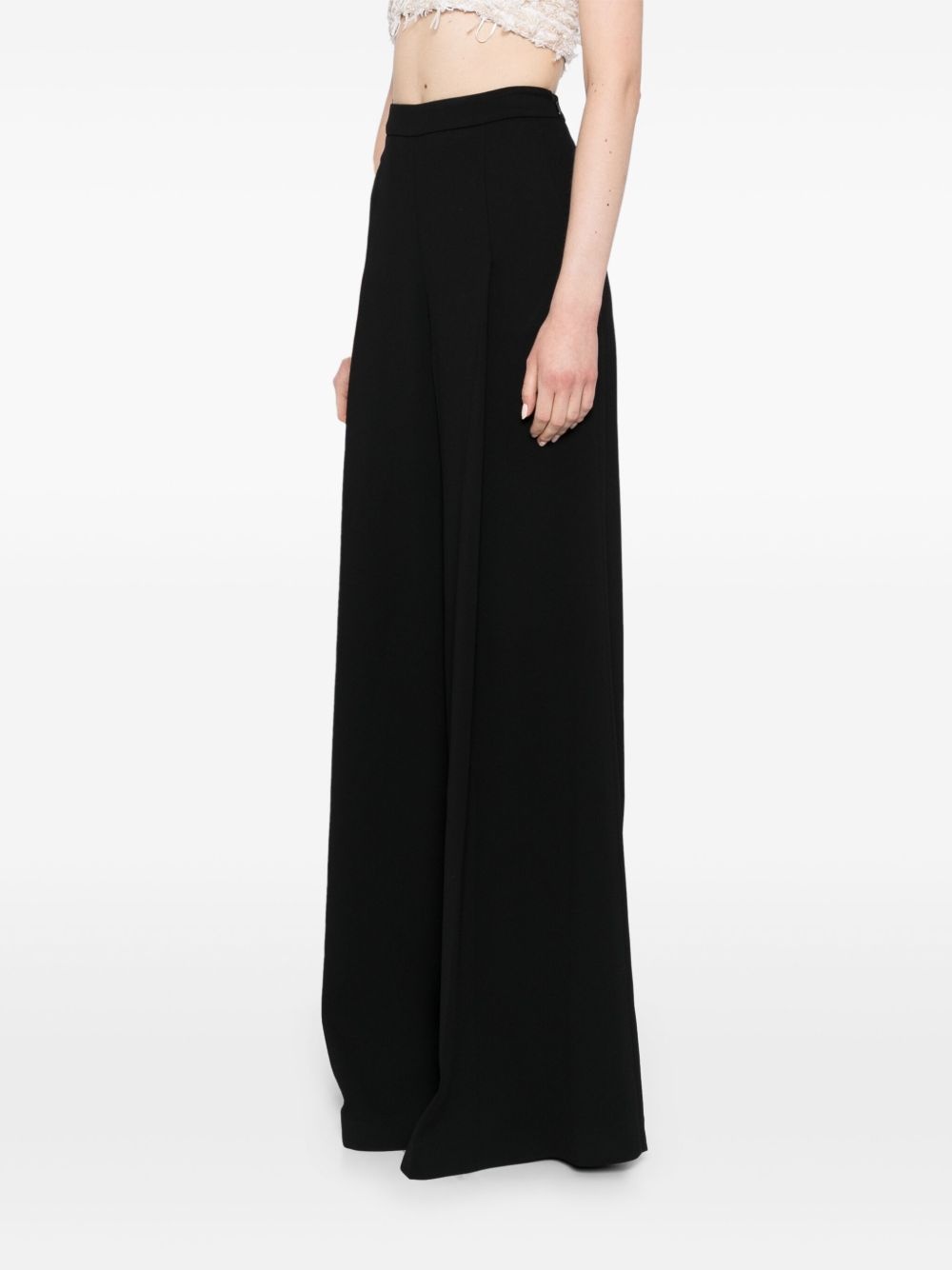 high-rise wide-leg trousers - 3