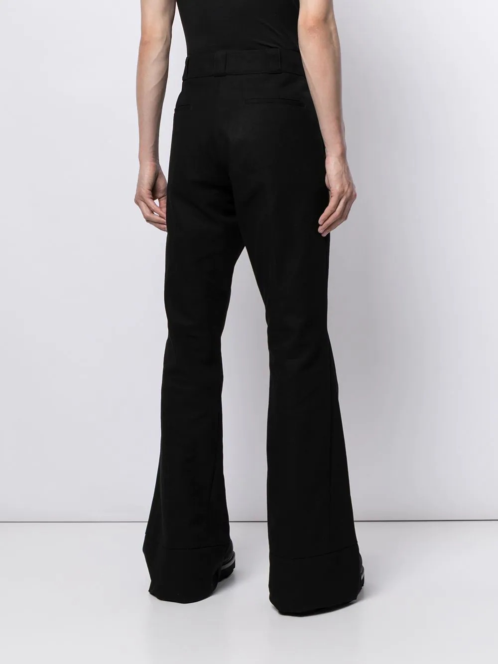 flared tailored trousers - 4