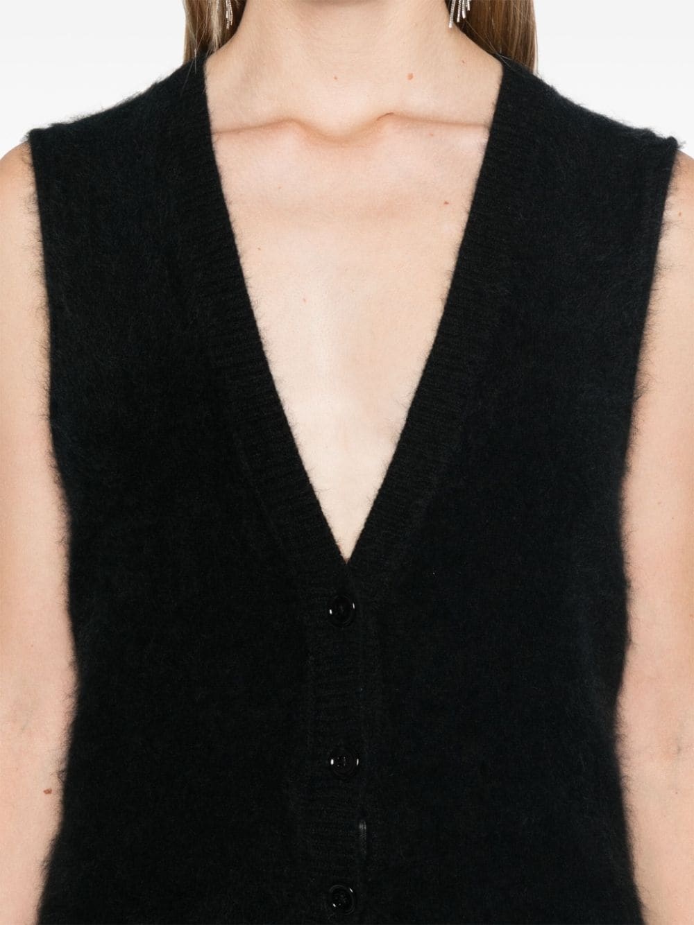 textured cashmere top - 5
