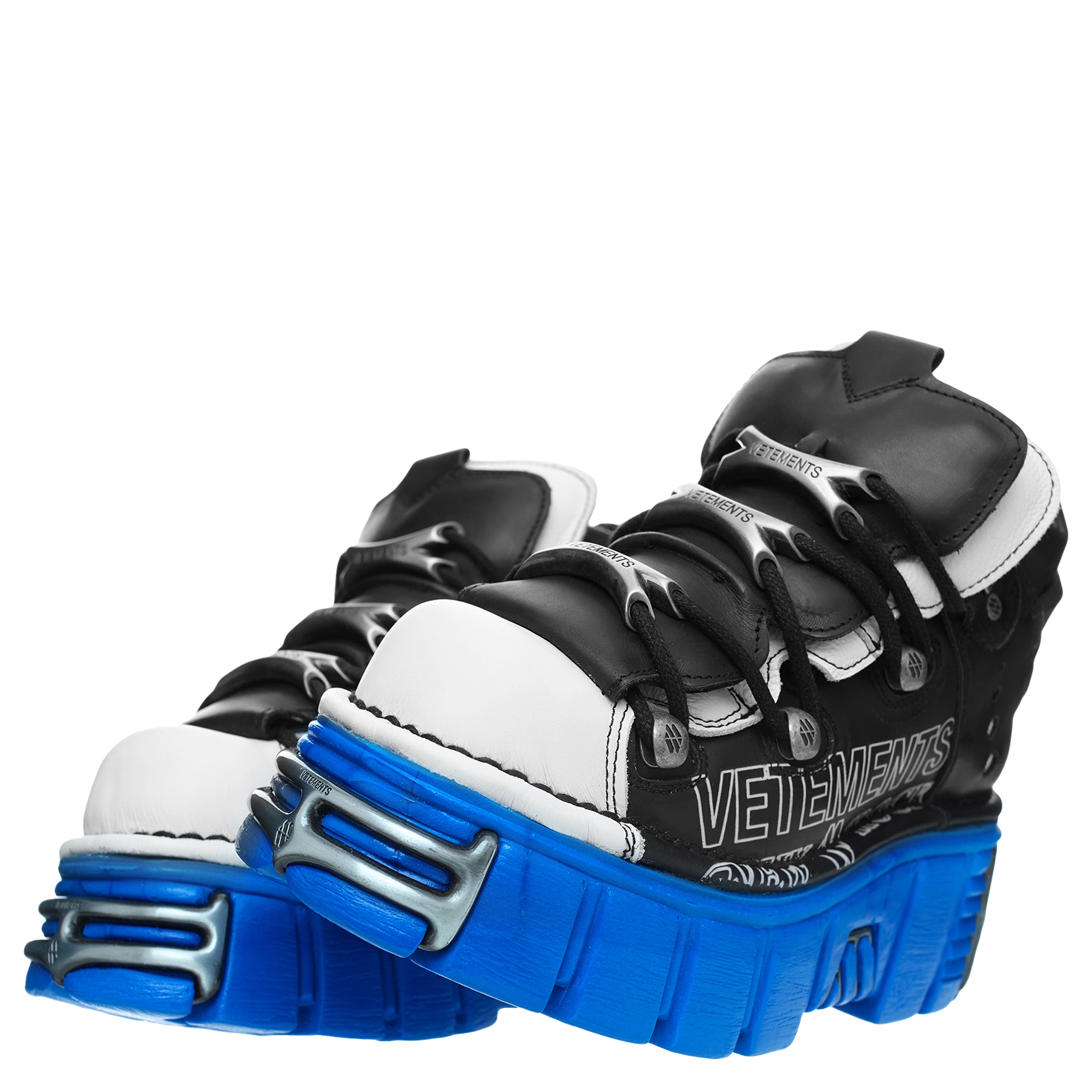 VETEMENTS X NEW ROCK PLATFORM BOOTS - 2