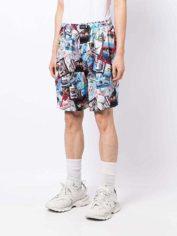 BALENCIAGA Pyjama Shorts Multicolor - 3