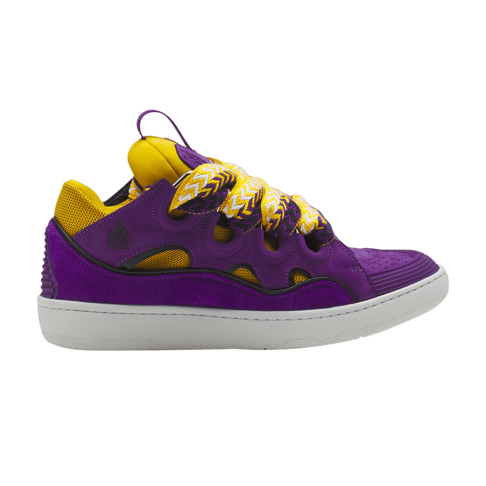 Lanvin Wmns Curb Sneakers 'Purple Yellow' - 1