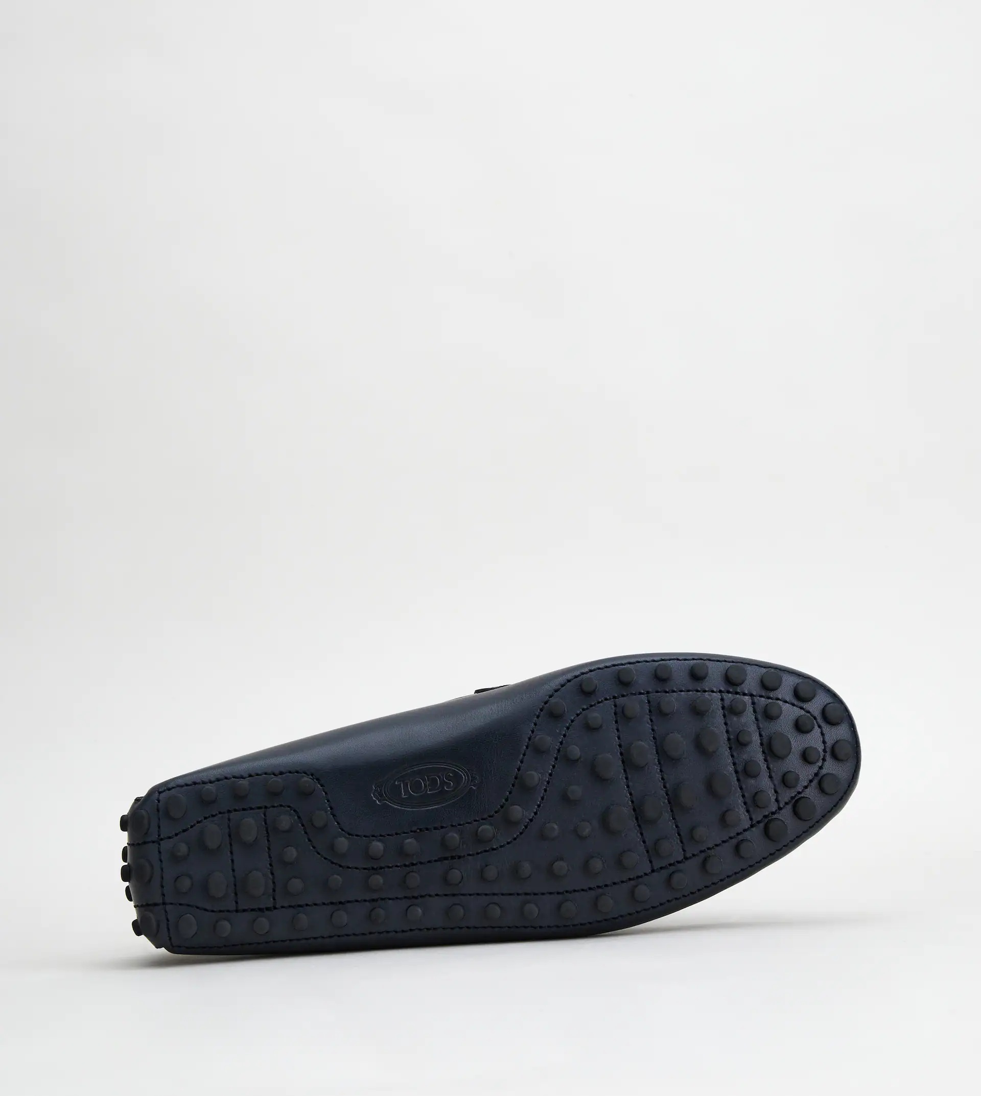 GOMMINO DRIVING SHOES IN LEATHER - BLUE - 5