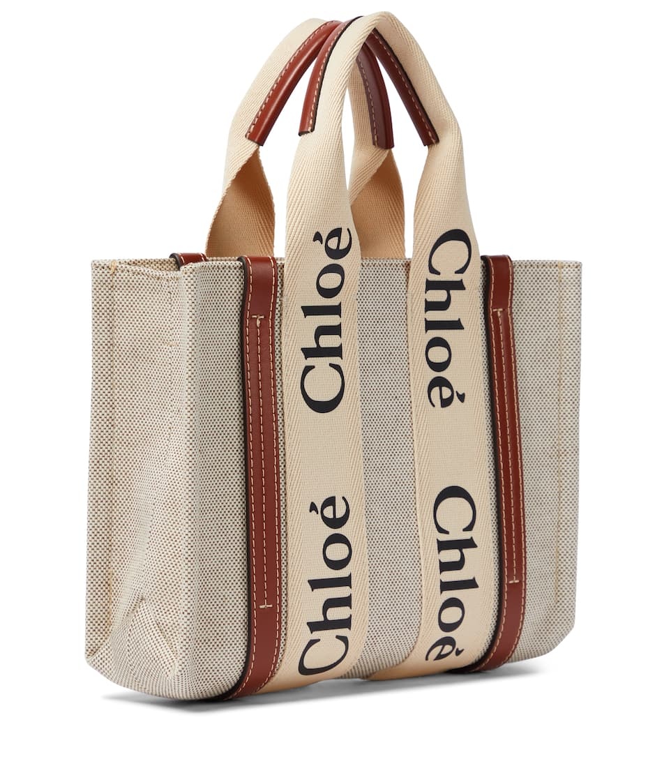 Woody Small canvas tote - 3