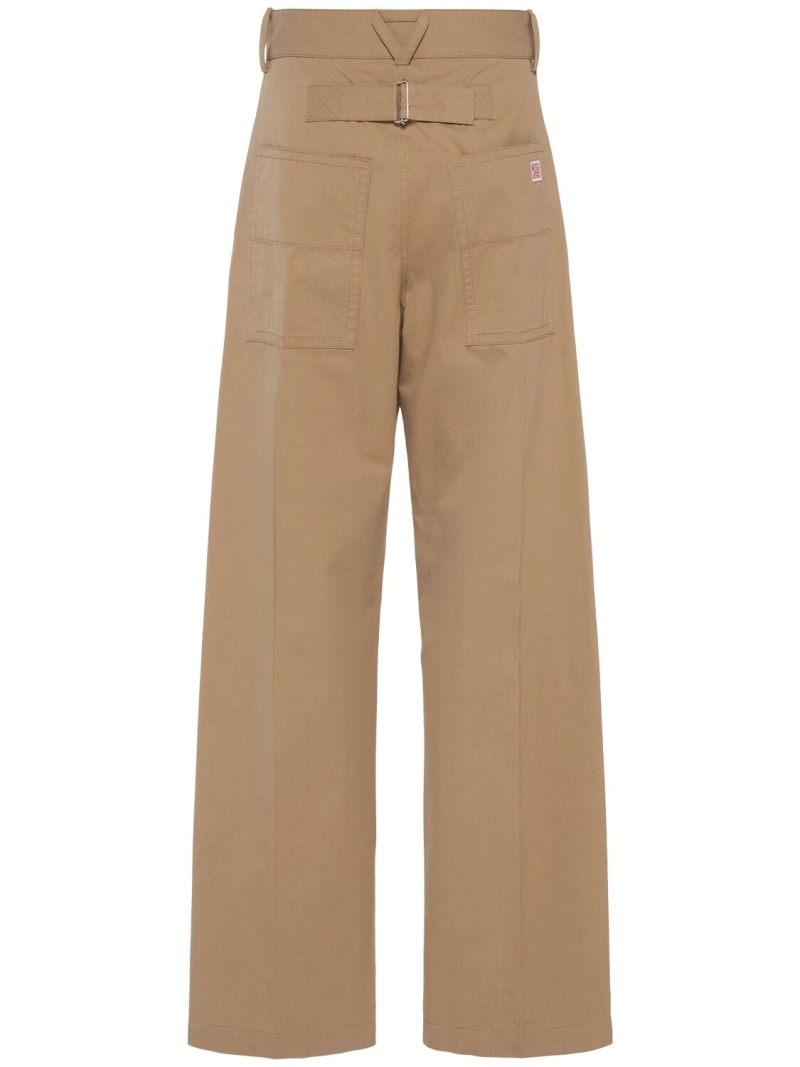 Bottega Veneta Light cotton twill pants | luisaviaroma | REVERSIBLE