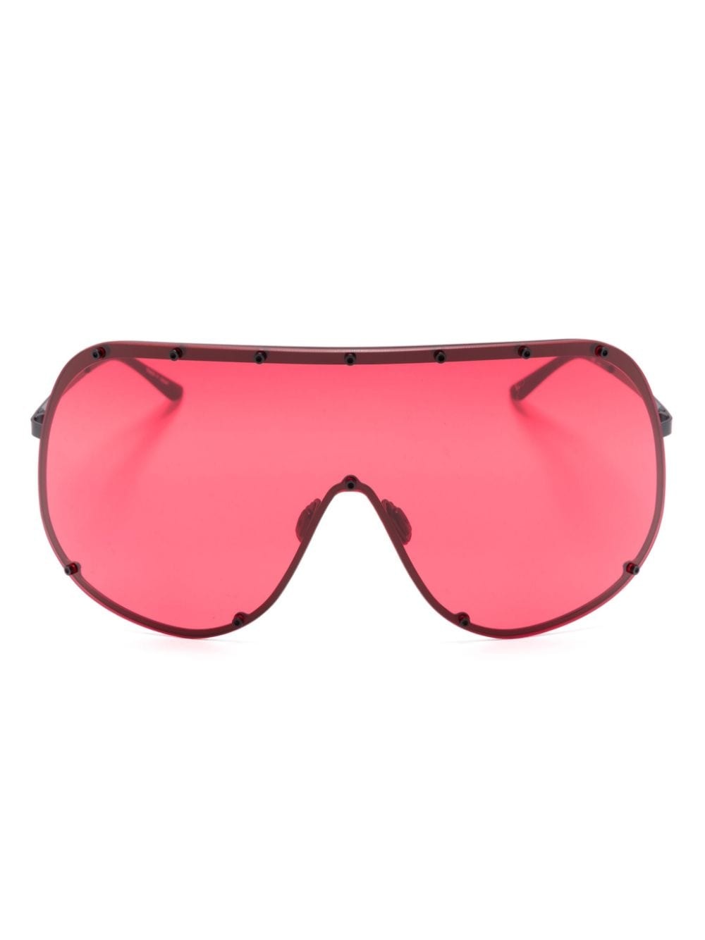 shield-frame tinted sunglasses - 1