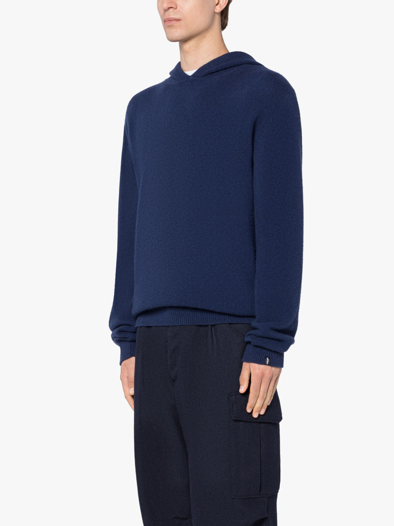 Mackintosh WIVERTON INDIGO MERINO WOOL & CASHMERE HOODED SWEATER outlook