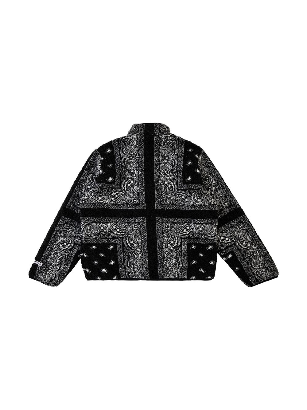 reversible bandana fleece jacket - 2