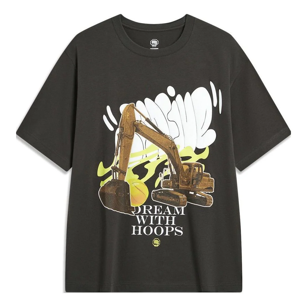 Li-Ning BadFive Graphic T-shirt 'Black' AHST909-3 - 1