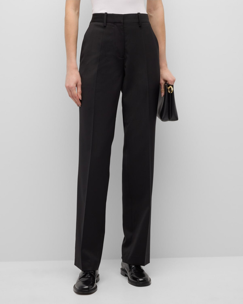 Helmut Lang Wool Flat Front Pants outlook