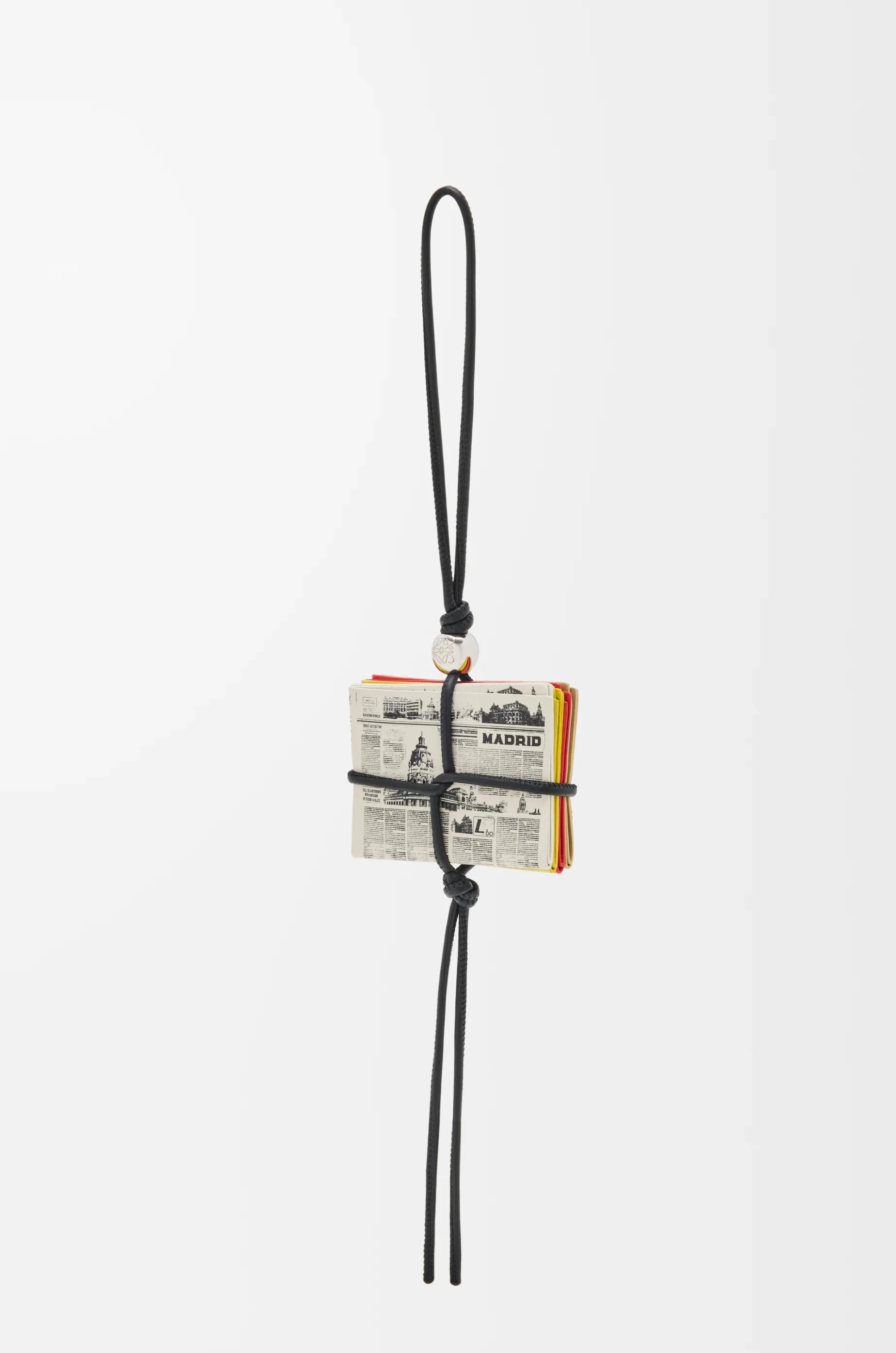 Newspaper charm in calfskin - 1