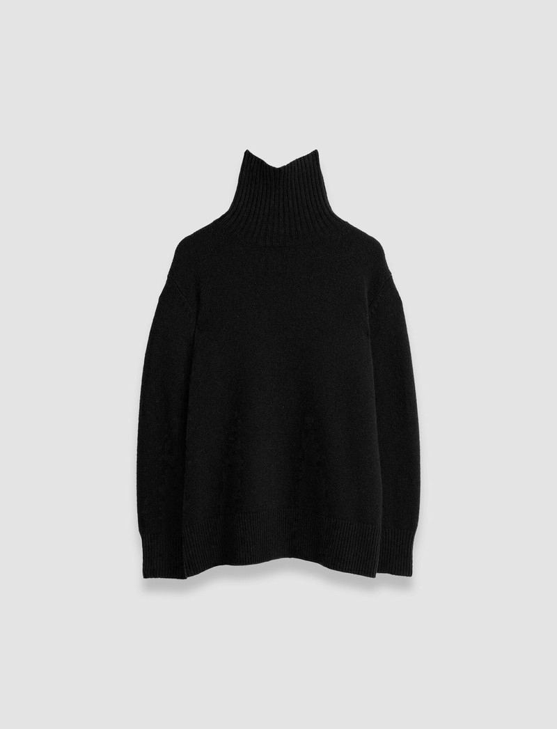 Luxe Cashmere High Neck Jumper 1