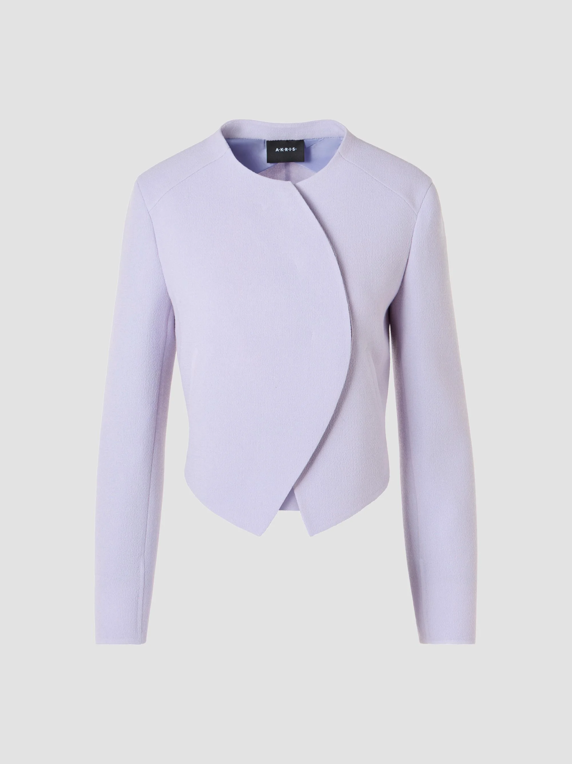 Women's Hynora Asymmetric-Front Virgin Wool Jacket - Malva - 1