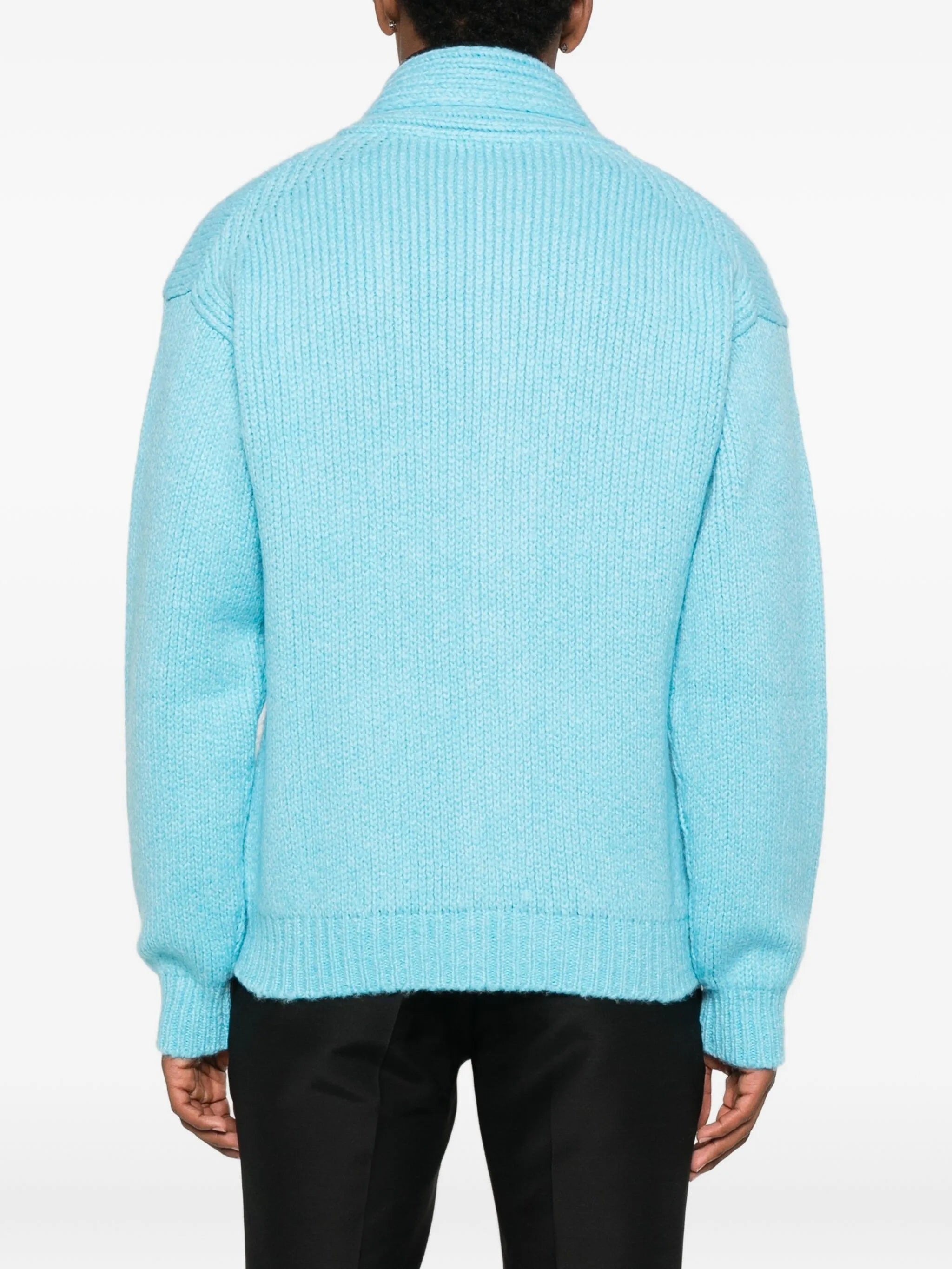 shawl-collar cardigan - 4