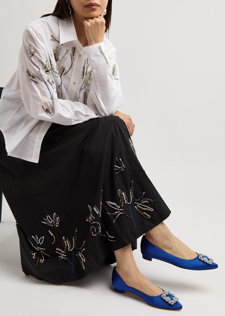 Hangisiflat 10 silk-satin flats - 5