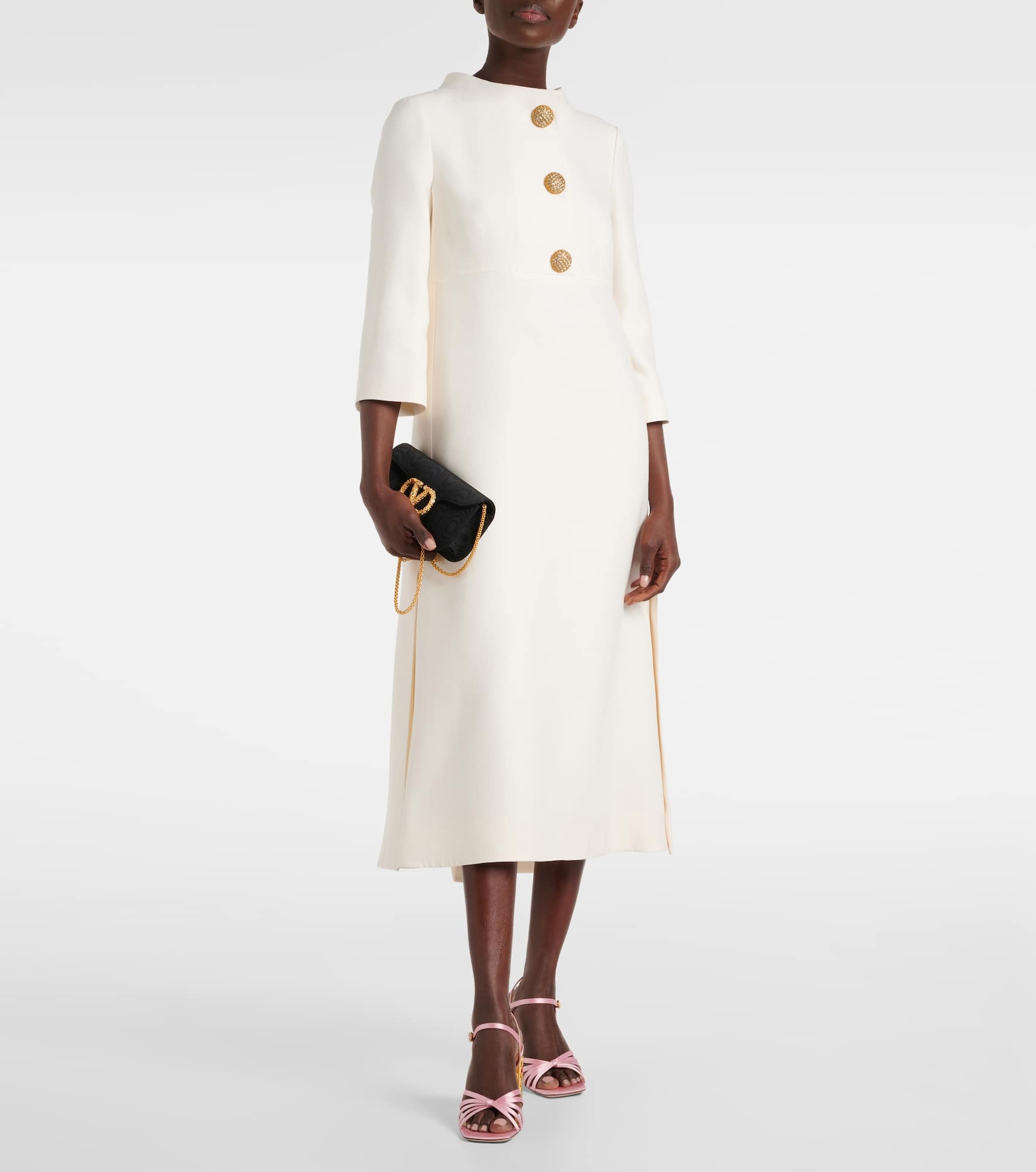 Crepe Couture midi dress - 2