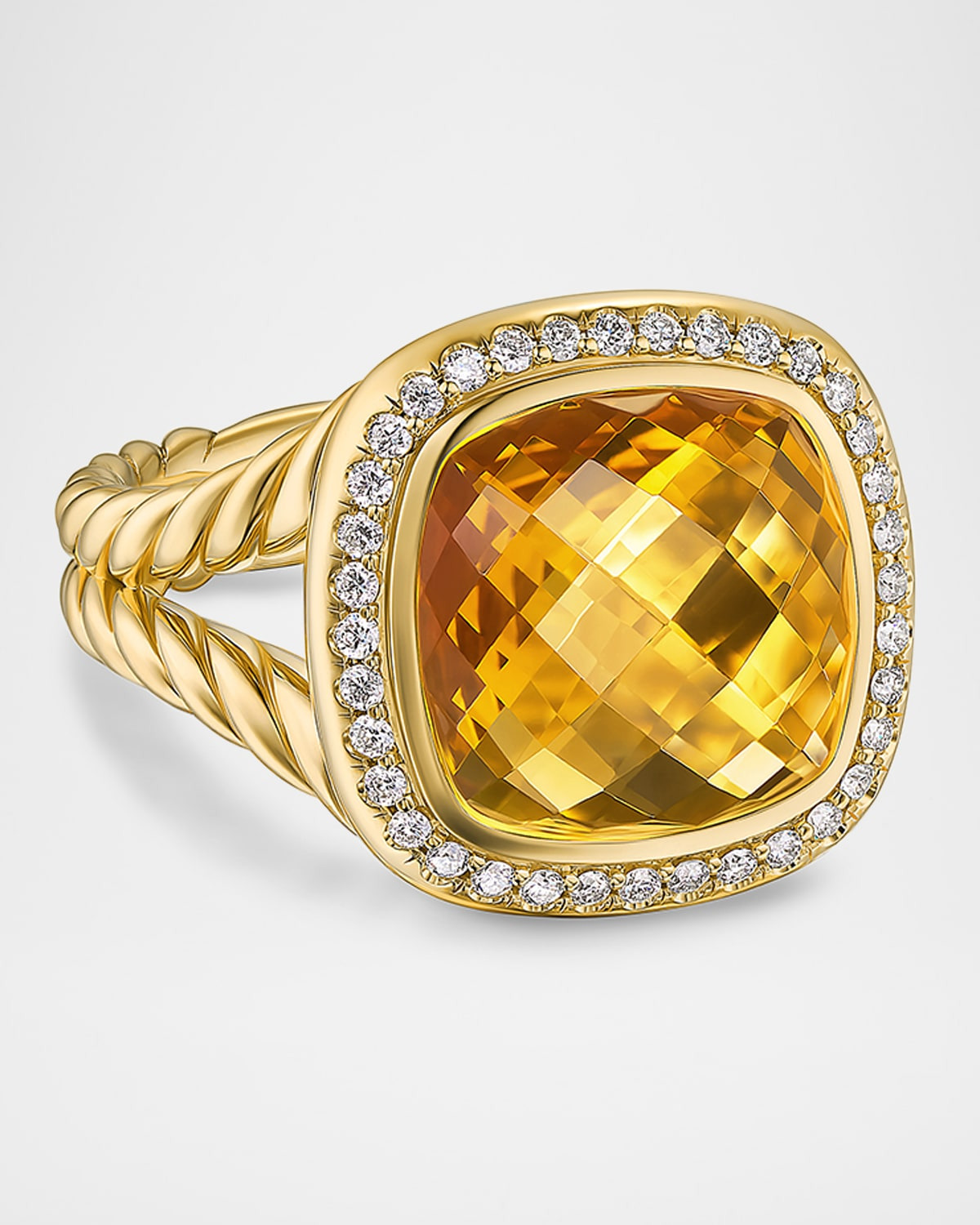 Albion Ring with Gemstones and Diamonds in 18K Gold - 4