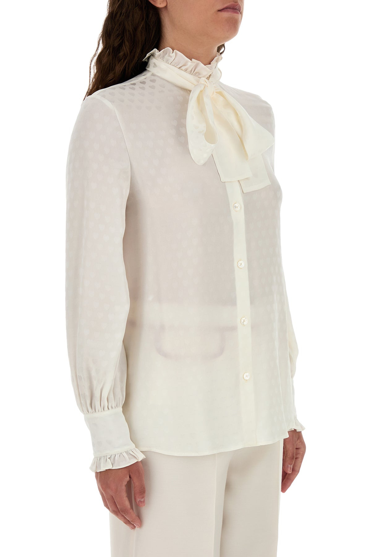 White silk shirt - 3
