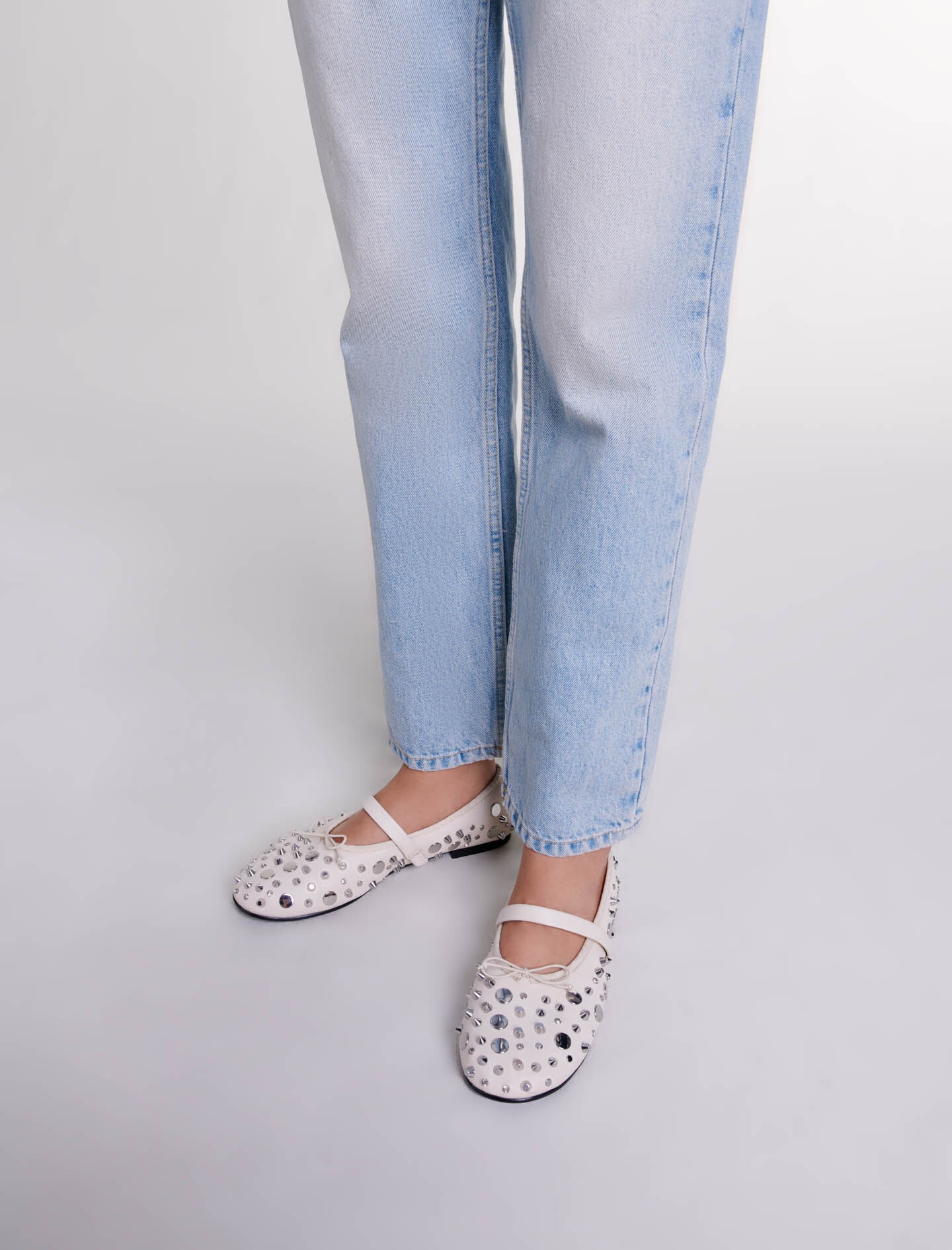 Studded ballet flats - 7