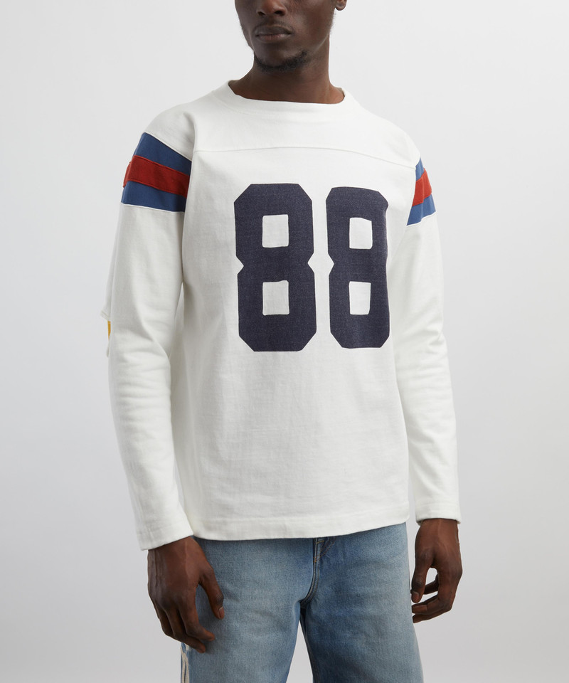 Kapital Elbow-Rip Football Long-Sleeve T-Shirt outlook