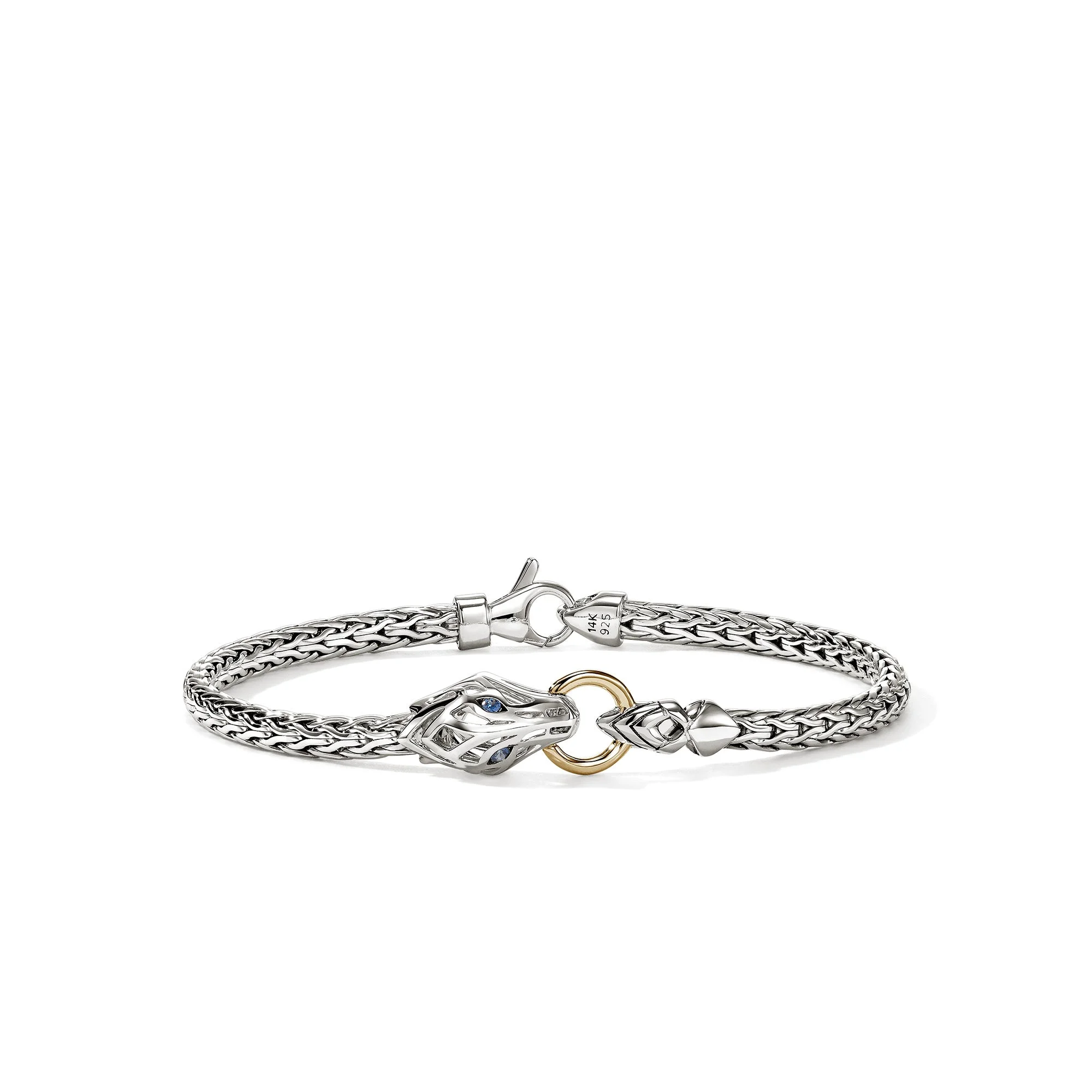 Naga Bracelet, Gold, Sterling Silver, 3.5MM - 1