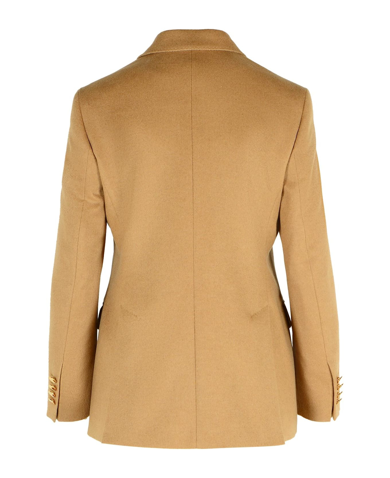 'pesche' Beige Camel Blazer - 3