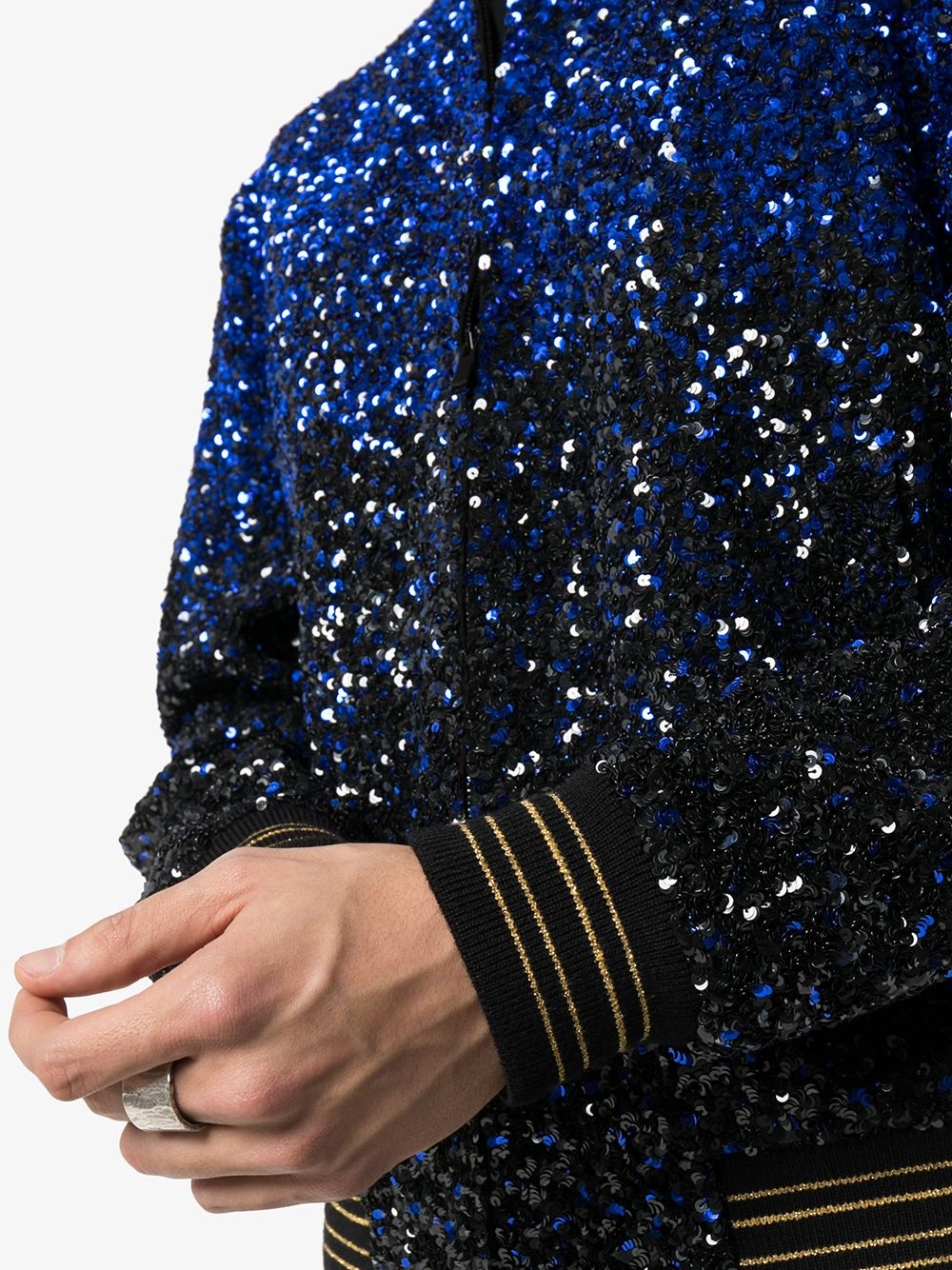 Teddy sequinned bomber jacket - 5