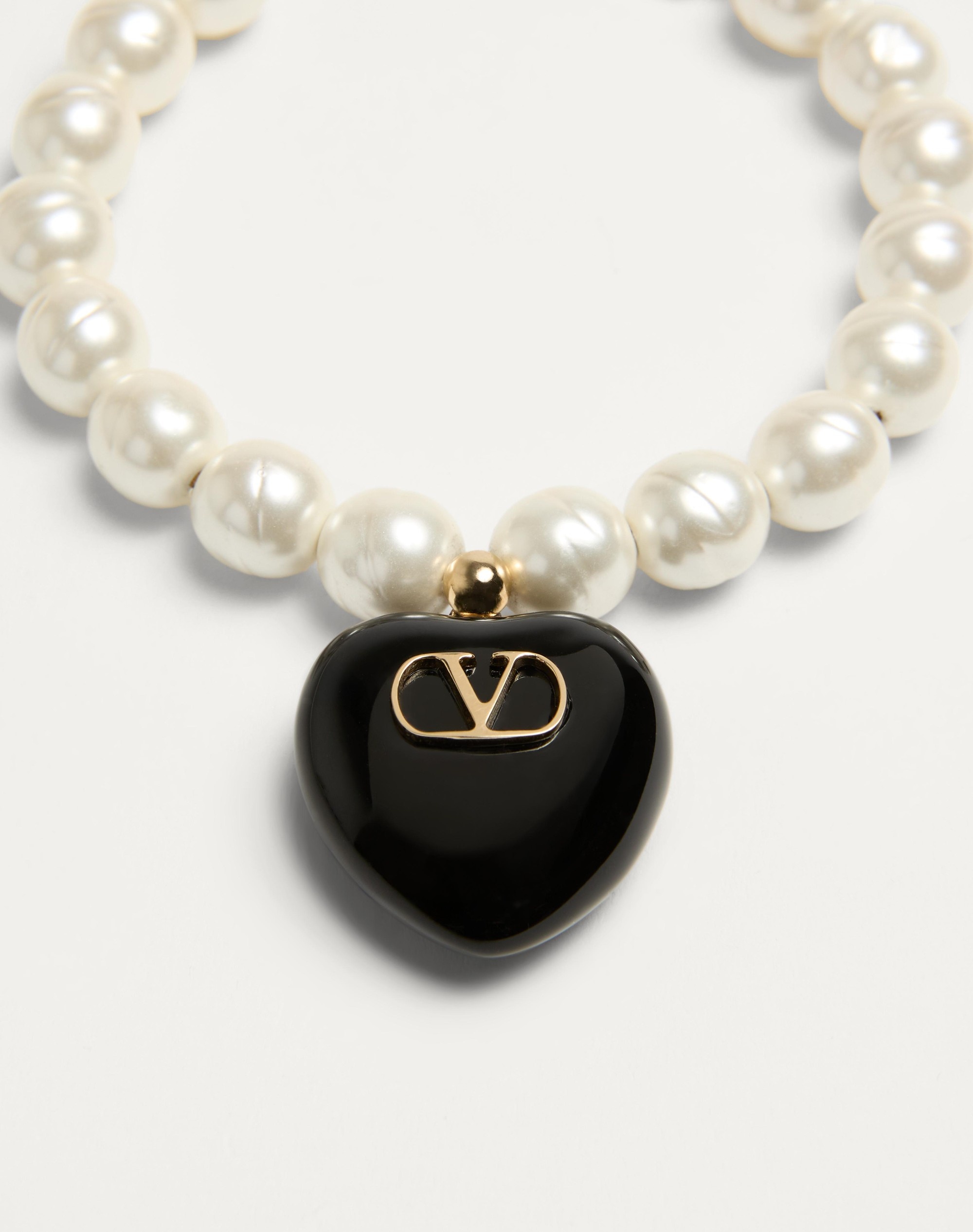 COEUR ROYAL BRACELET IN METAL, ENAMEL AND BEADS - 3