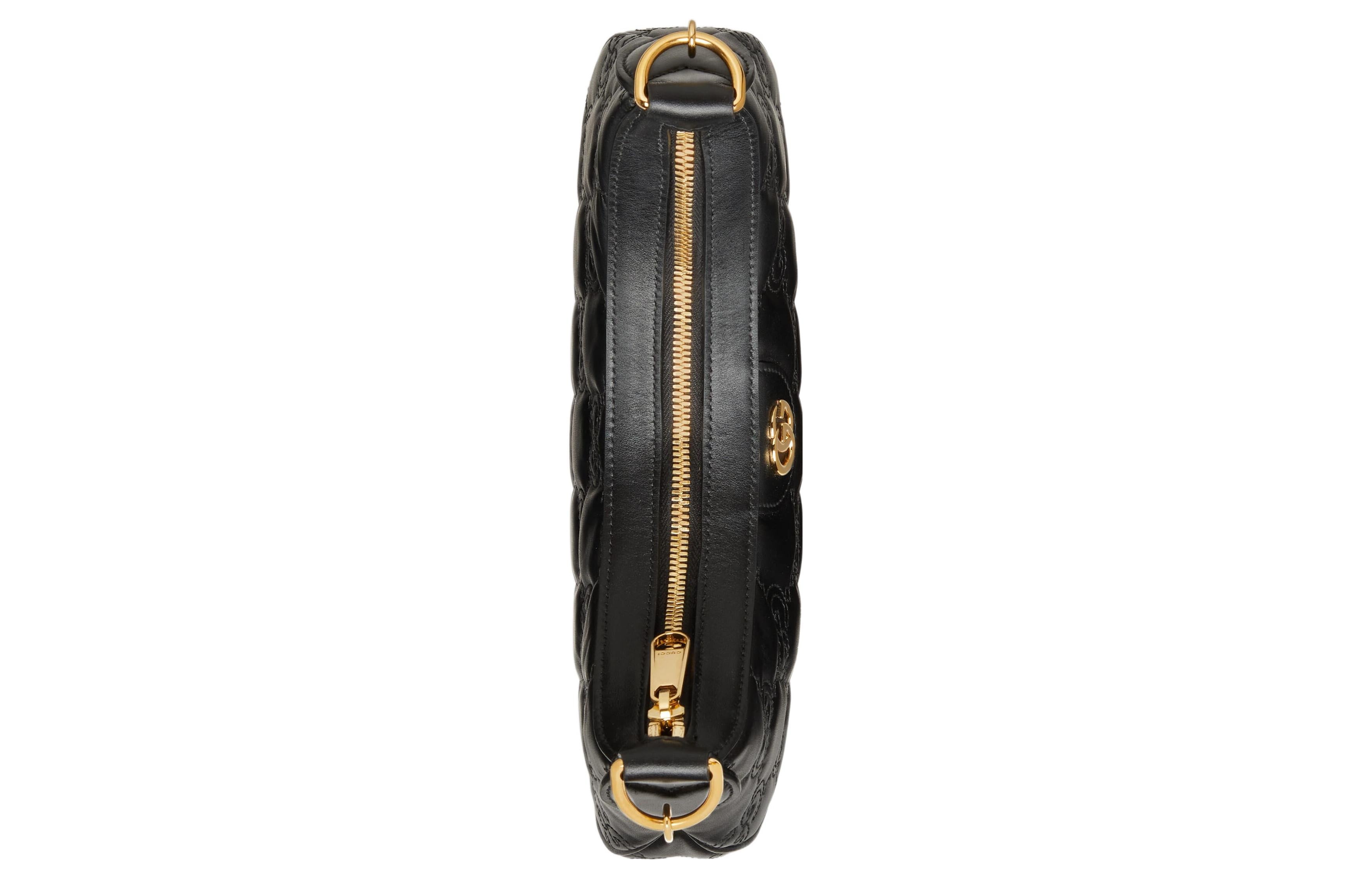 (WMNS) Gucci GG Matelasse Small Shoulder Bag 'Black' 739709-UM8HG-1046 - 7