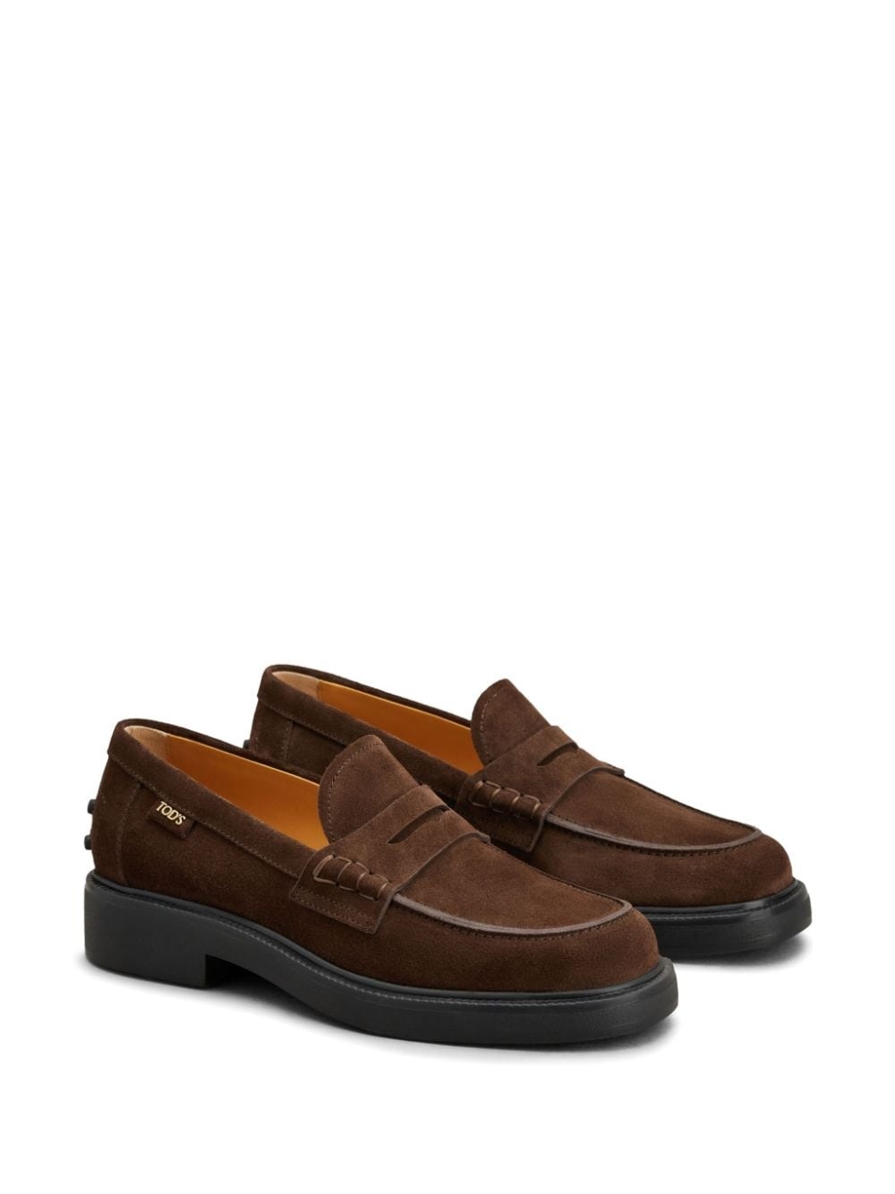 penny-slot suede loafers - 2