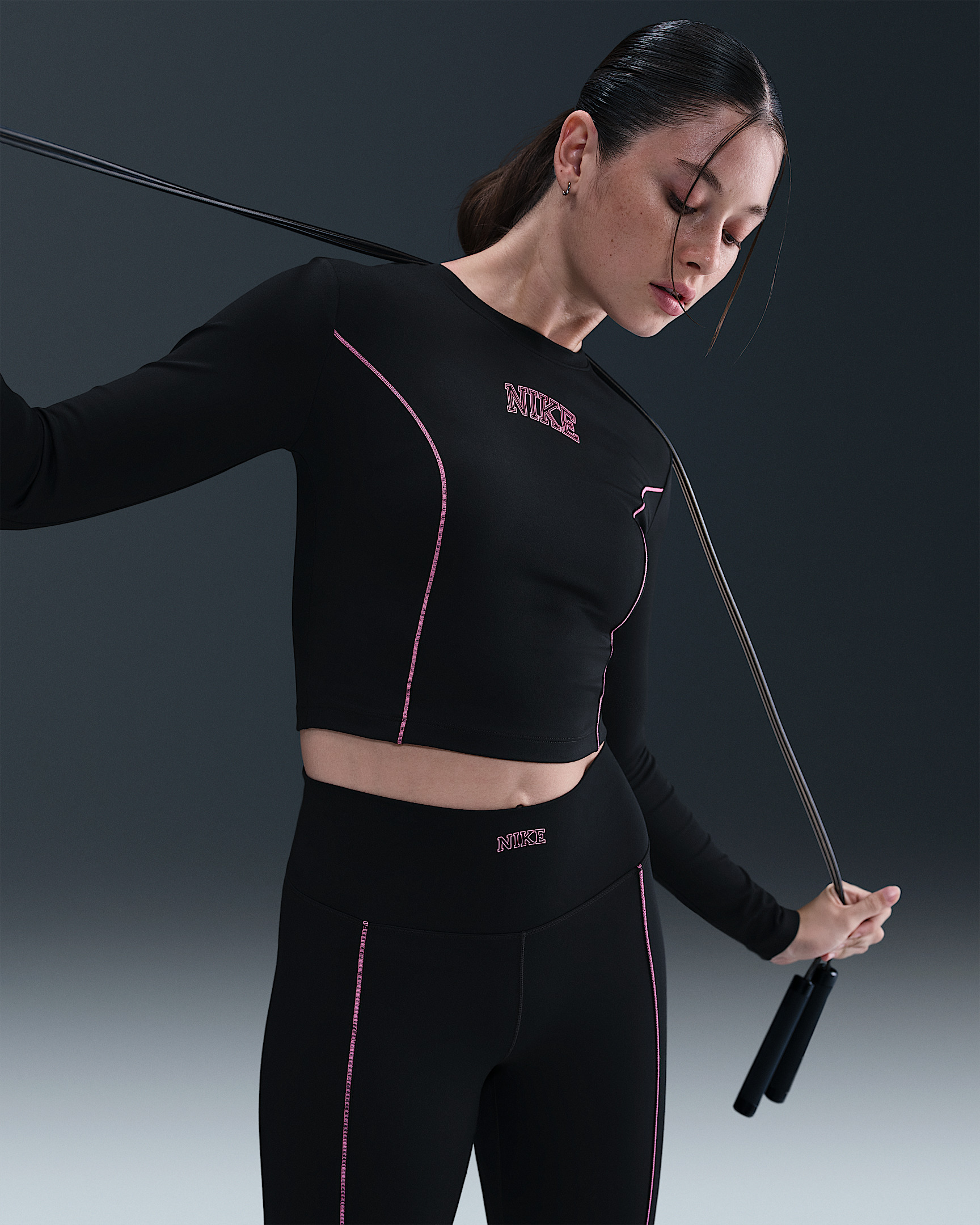 Nike One Women's Dri-FIT Long-Sleeve Top - 3