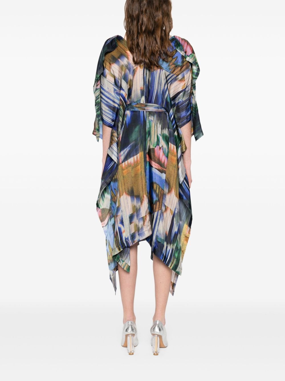 belted midi dress - 4
