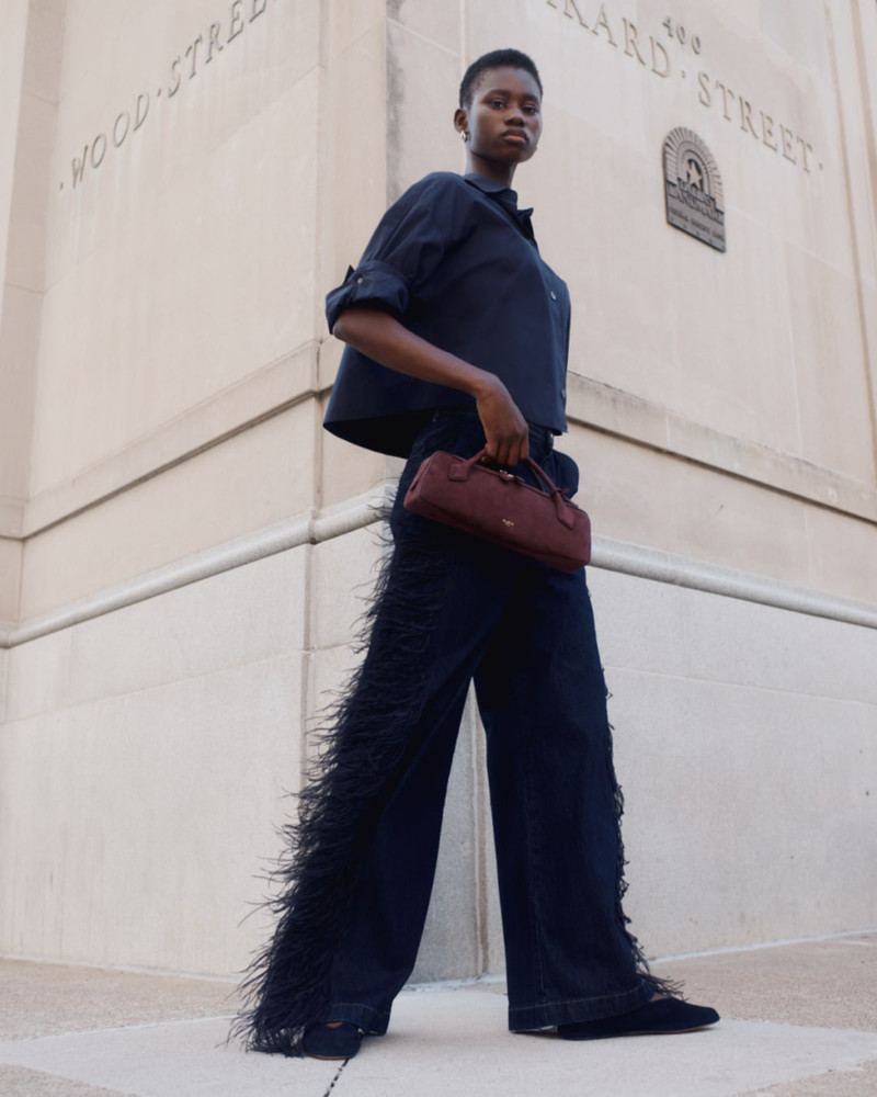 TWP Mott St Jeans with Feathers in Heavy Denim outlook