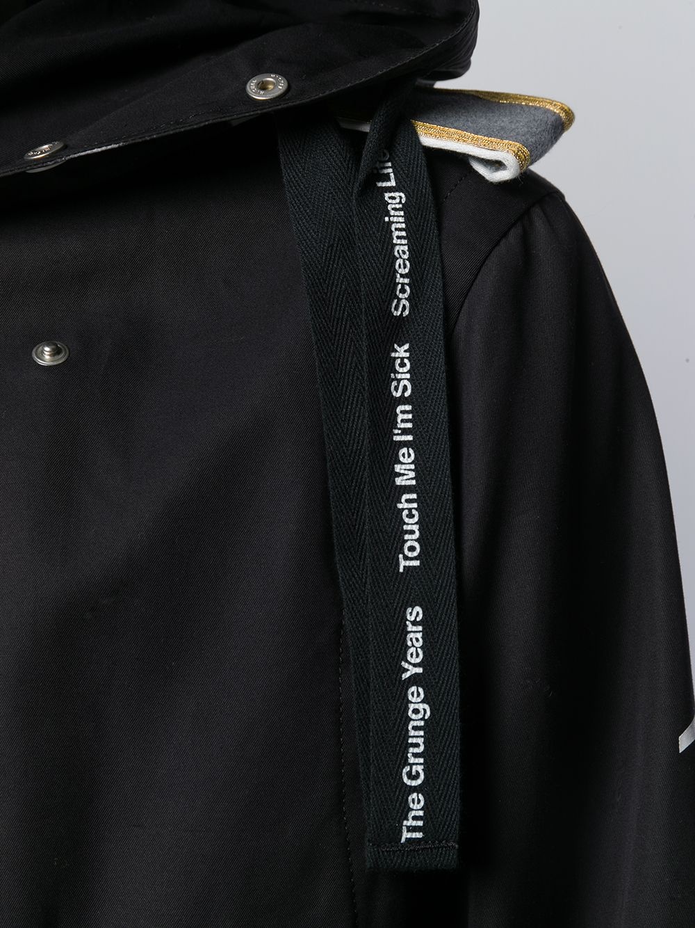 HOODED TRENCH COAT - 5
