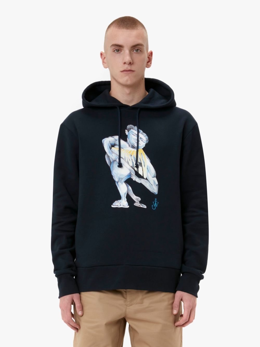 POL ANGLADA PRINT HOODIE - 2