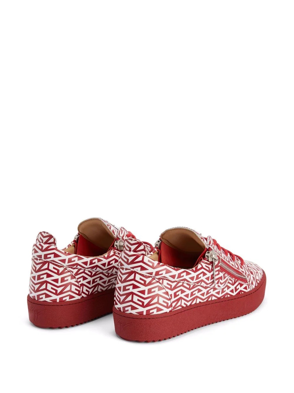 Frankie monogram low-top sneakers - 3