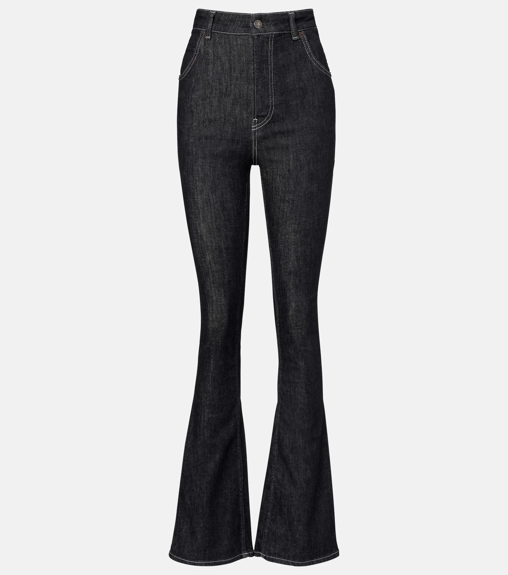 High-rise flared jeans - 1