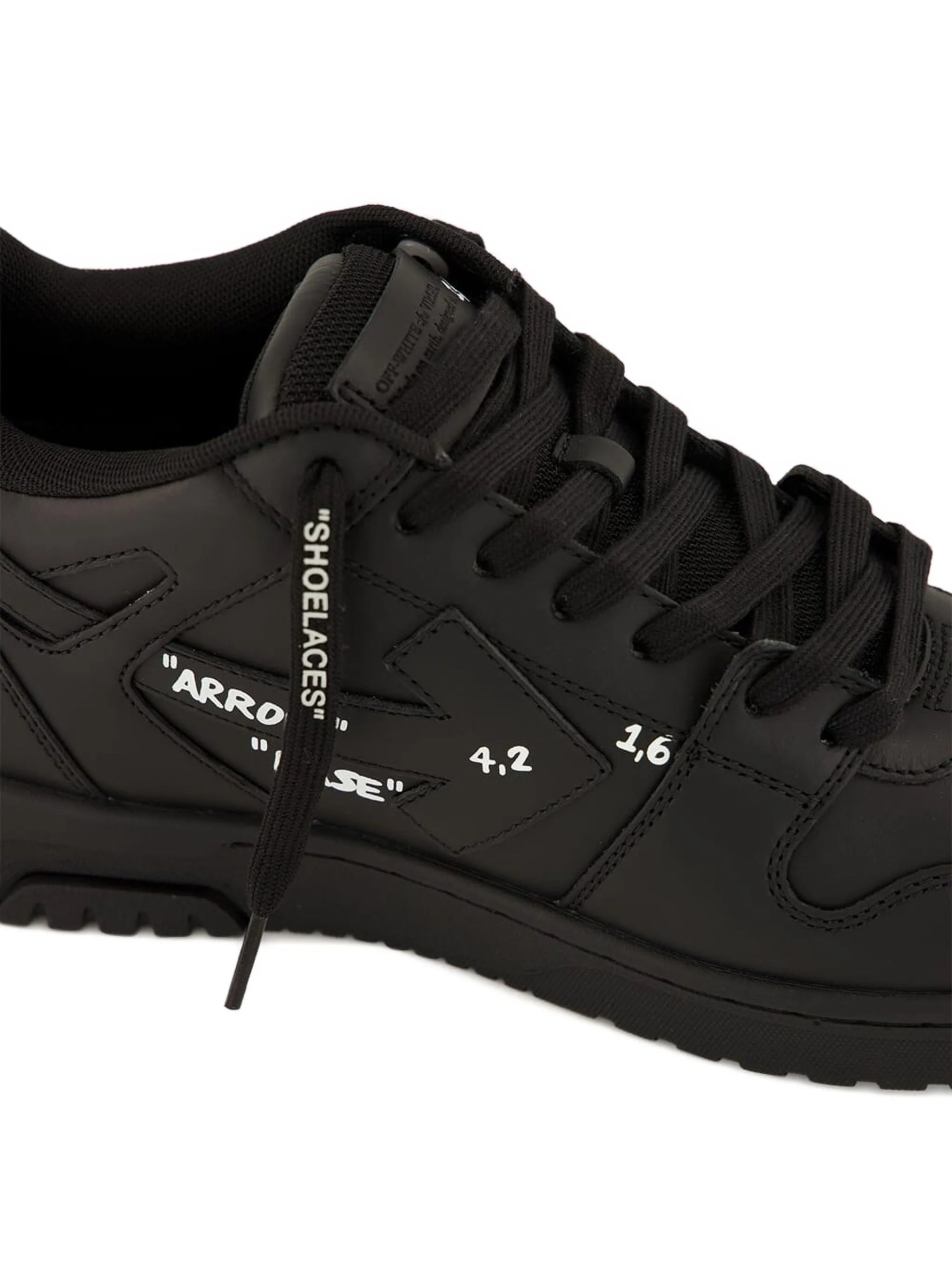 Off-white Out Of Office Leather Sneakers - 3