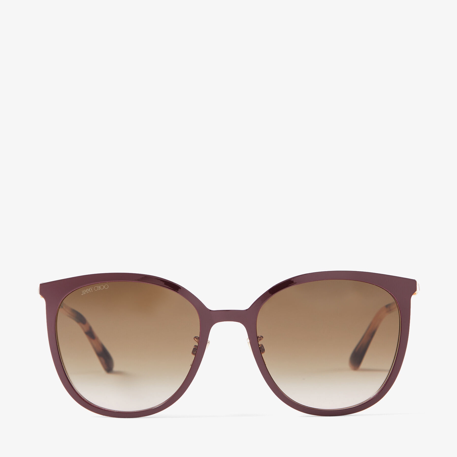 Oria
Copper Gold Cat-Eye Sunglasses with Swarovski Crystals - 1