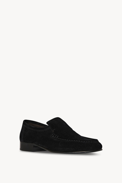 The Row New Soft Loafer in Suede outlook