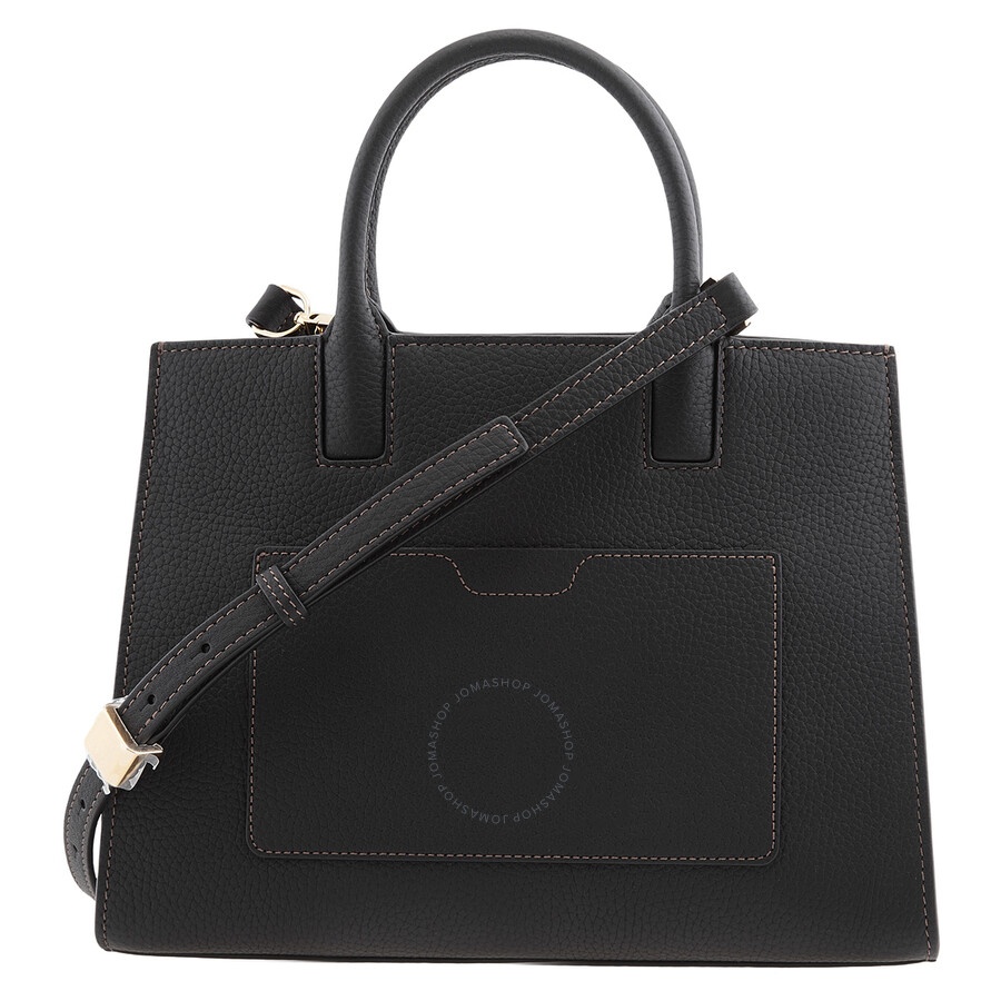 Burberry Black Frances TB Plaque Tote Bag - 5