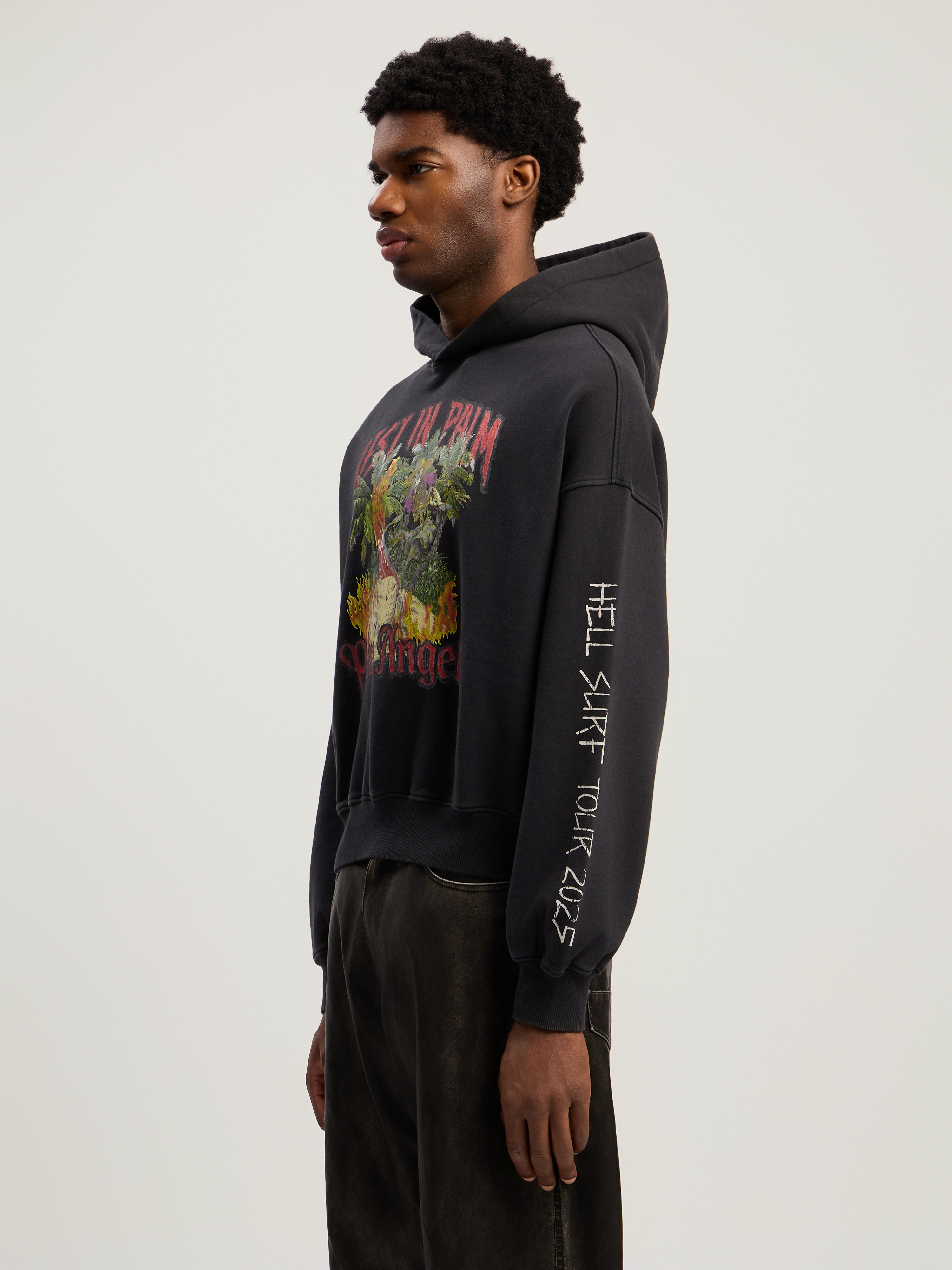 Rest In Palm Loose Hoodie - 4