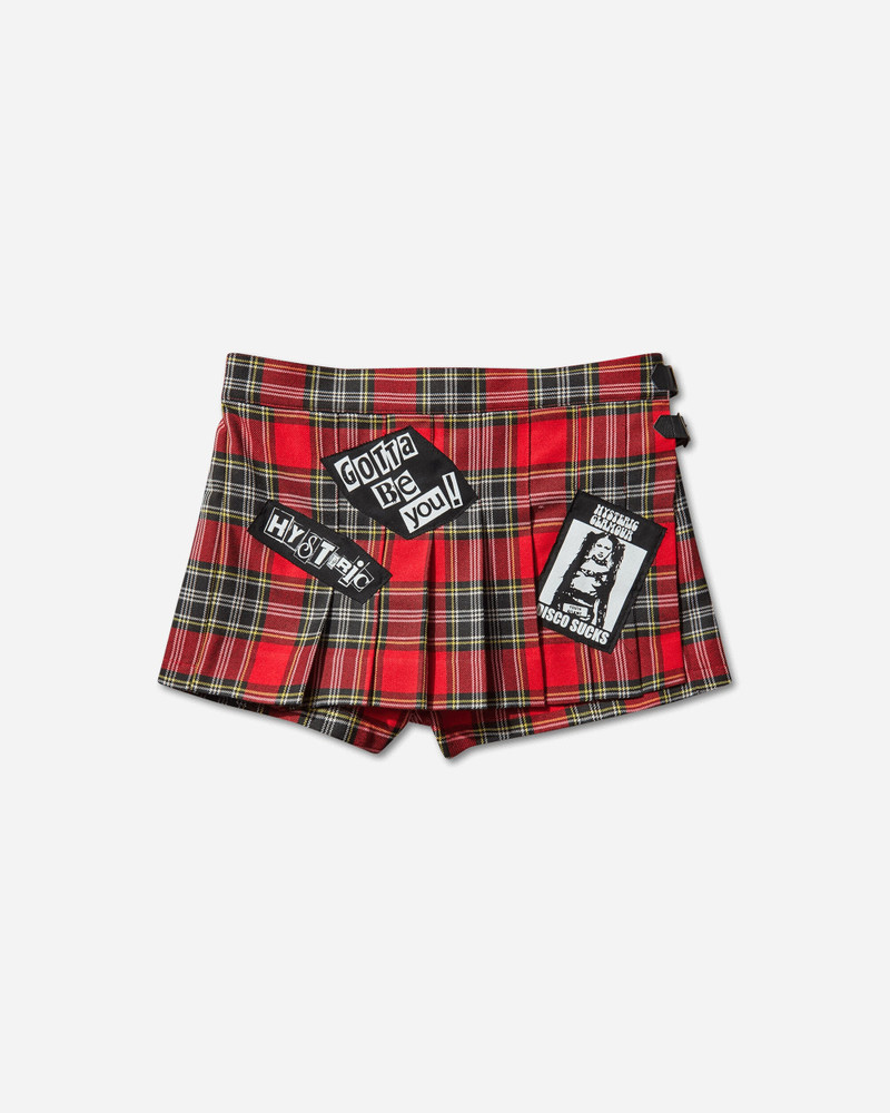 Women's Disco Sucks Pleated Shorts Red 1