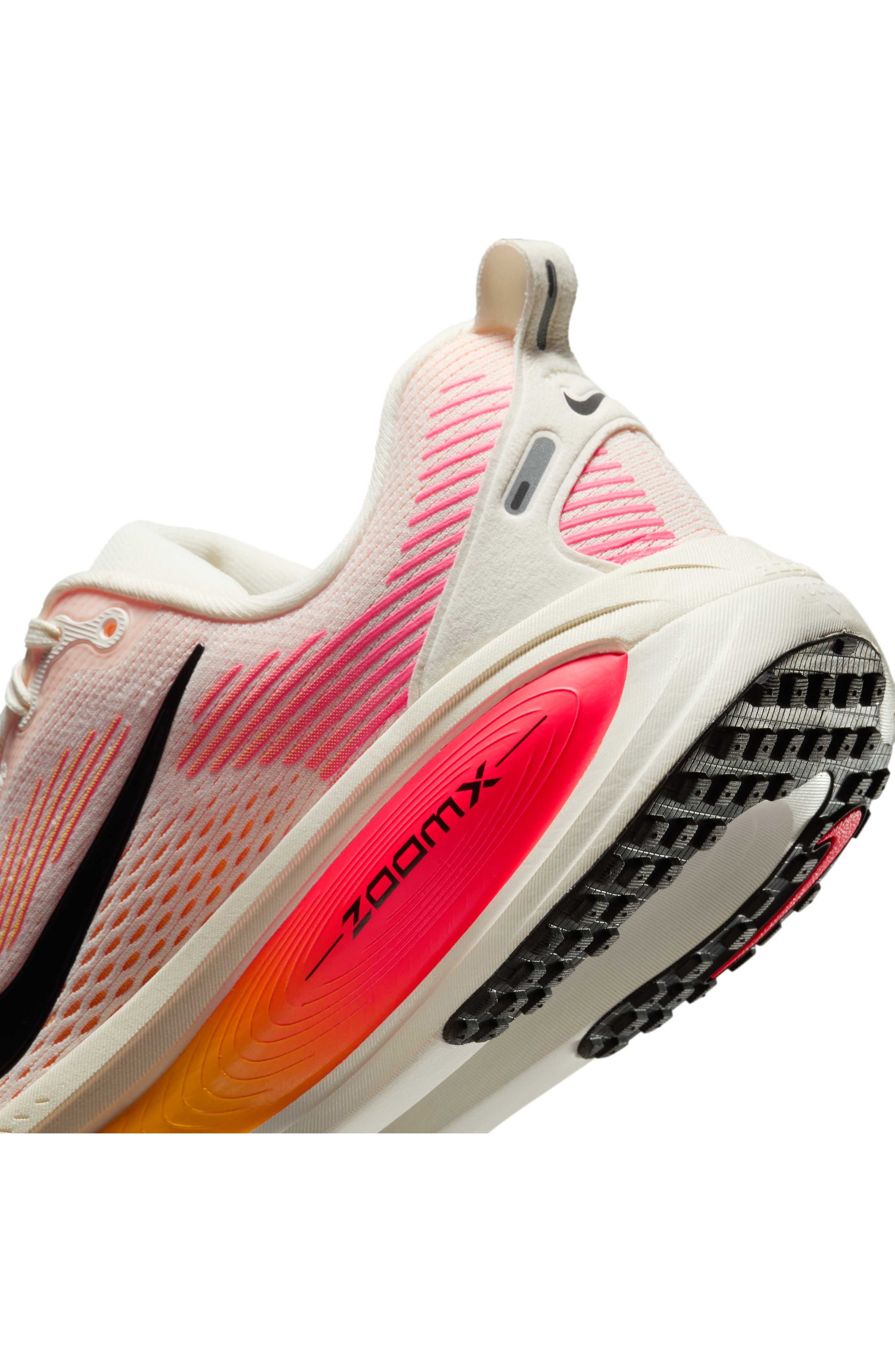 Nike Vomero 18 Running Shoe in Sail/Crimson/Orange/Black at Nordstrom - 7