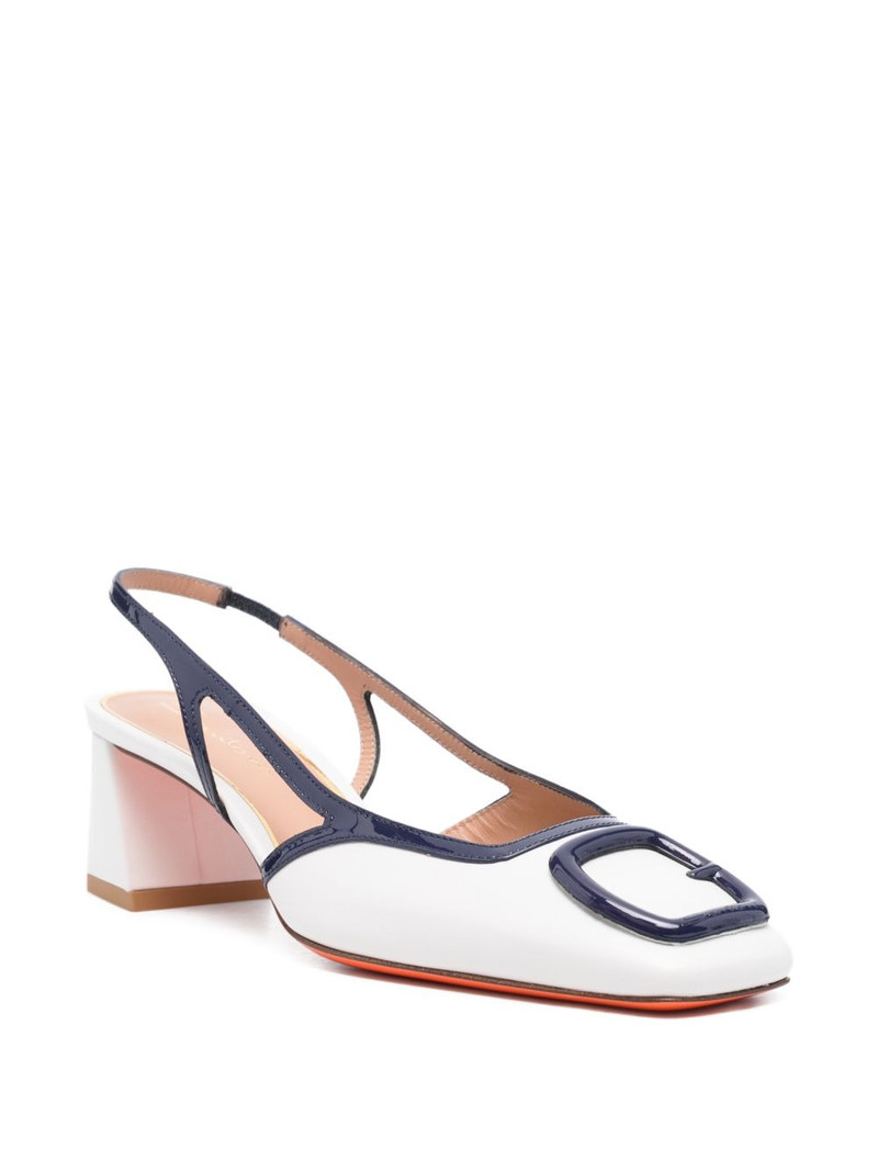 Santoni slingback-strap pumps outlook